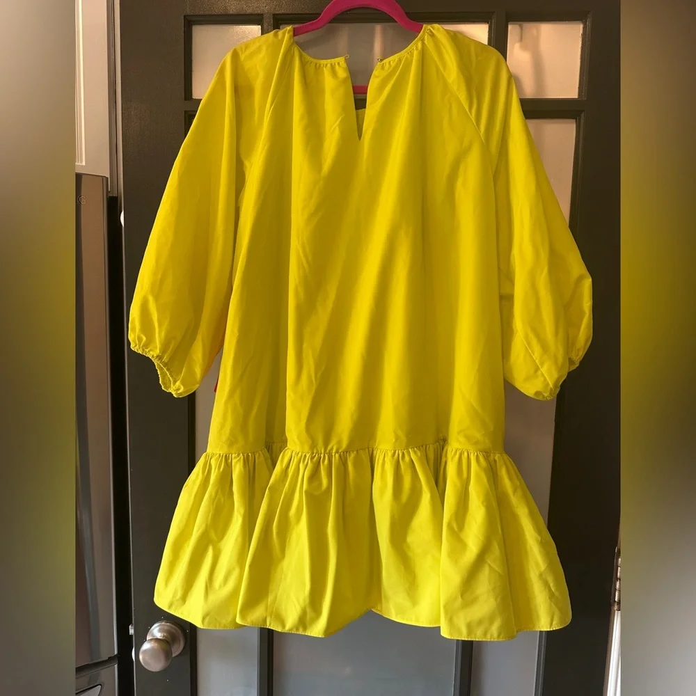 LDT Neon Rachel Ruffled Poof Dress NWT SIZE 10 - Picture 5 of 5